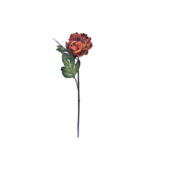 Dare2Decor 25 in. Orange Peony Stem DA2676102